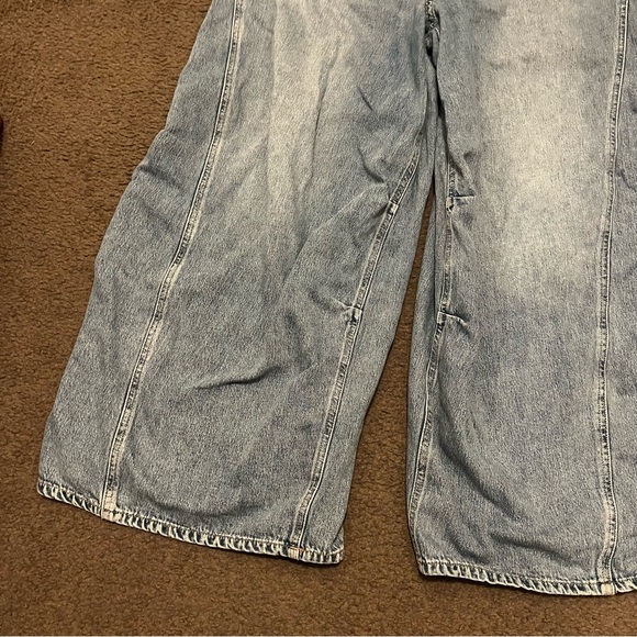 Free People We The Free Westward Demi Wide Leg Baggy Jeans - Picture 6 of 6